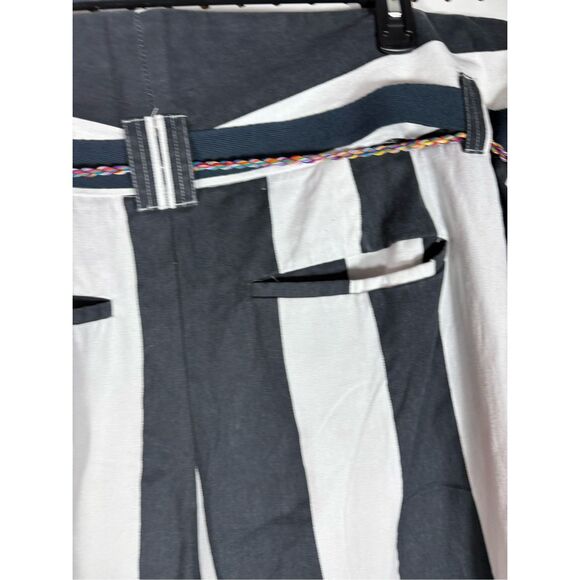 Free People extra wide split hem striped pants size L - Picture 7 of 15